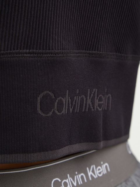 Calvin Klein Performance bluza treningowa kolor czarny gładka