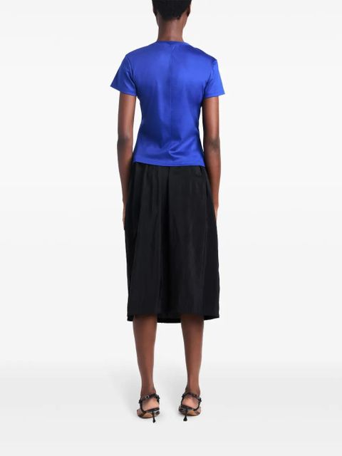 Proenza Schouler Maren organic cotton T-shirt - Blue - zdjęcie produktu nr 2