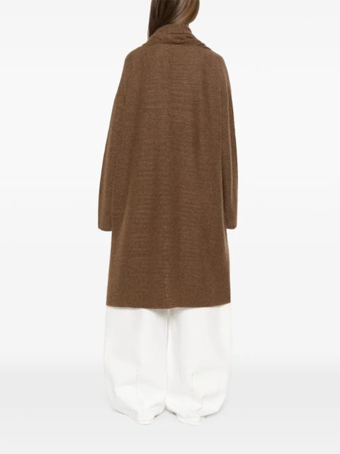 The Row Novaan open-front coat - Brown