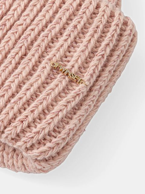 Twinset czapka kolor różowy 252TO519B - zdjęcie produktu nr 2