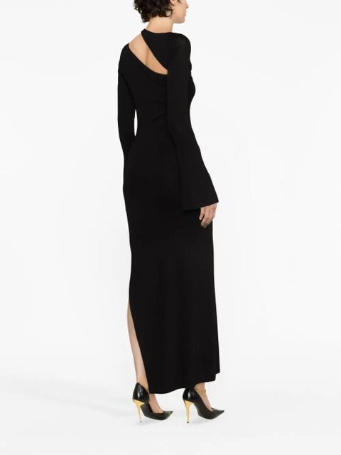 MANURÍ Sandy cut-out maxi dress - Black