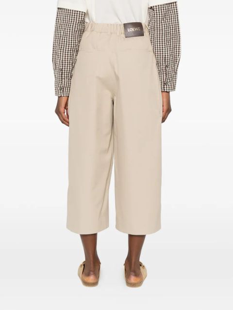 LOEWE patch-pocket trousers - Neutrals