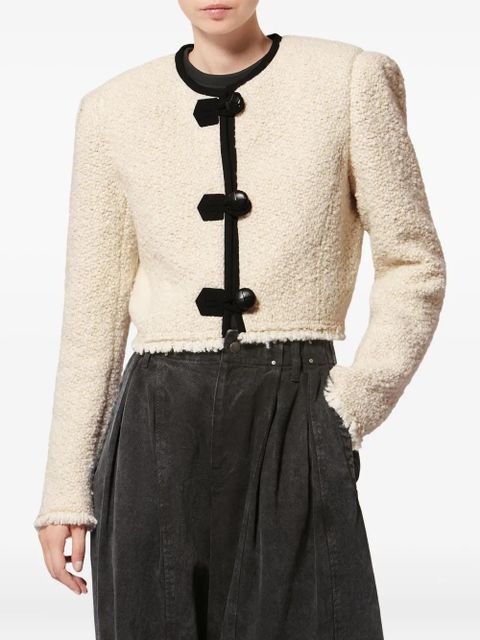 ISABEL MARANT Gradilia button jacket - Neutrals