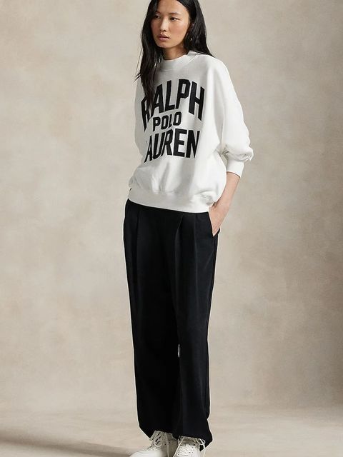 Polo Ralph Lauren bluza damska kolor biały z nadrukiem 211978147