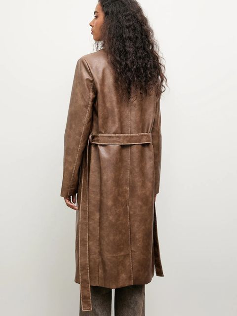 Answear.LAB płaszcz kolor brązowy - zdjęcie produktu nr 2