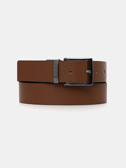 Karl Lagerfeld Jeans pasek kolor brązowy A1M33134 - zdjęcie produktu nr 1