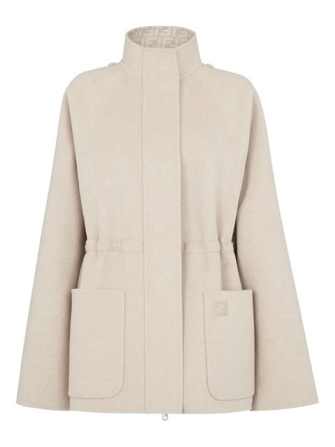 FENDI wool blend jacket - Neutrals