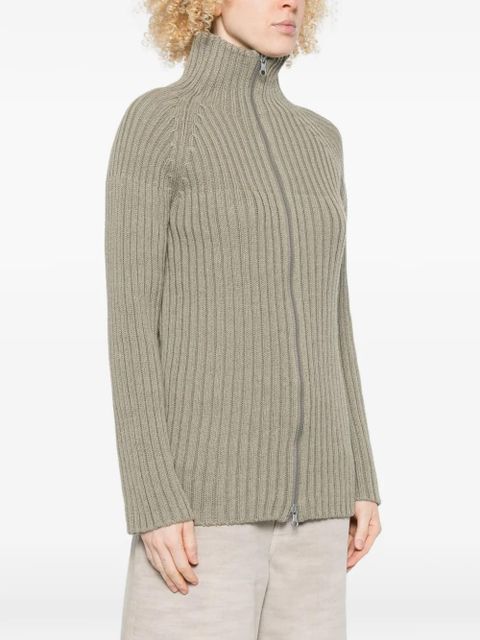 OUR LEGACY Column zip cardigan - Green