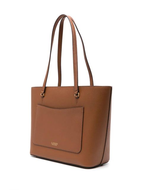 Lauren Ralph Lauren medium Karly leather tote bag - Brown