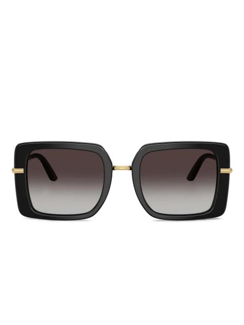 Dolce & Gabbana Eyewear square-frame sunglasses - Black - zdjęcie produktu nr 1