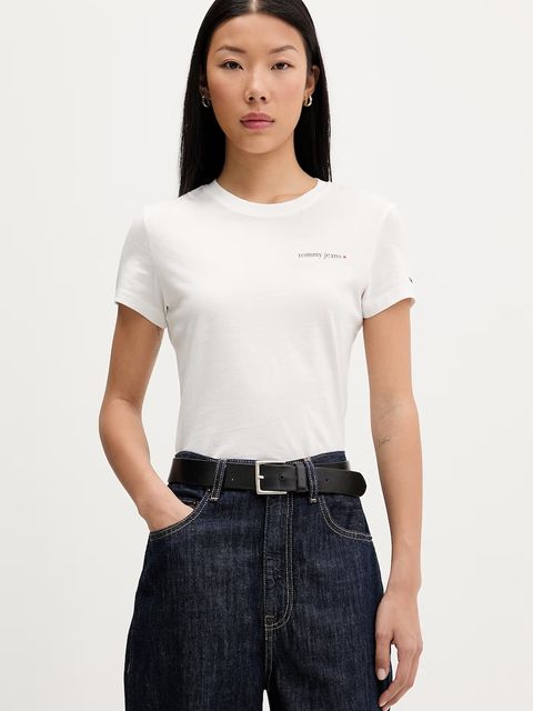 Tommy Jeans T-shirt damski bawełniany - zdjęcie produktu nr 2