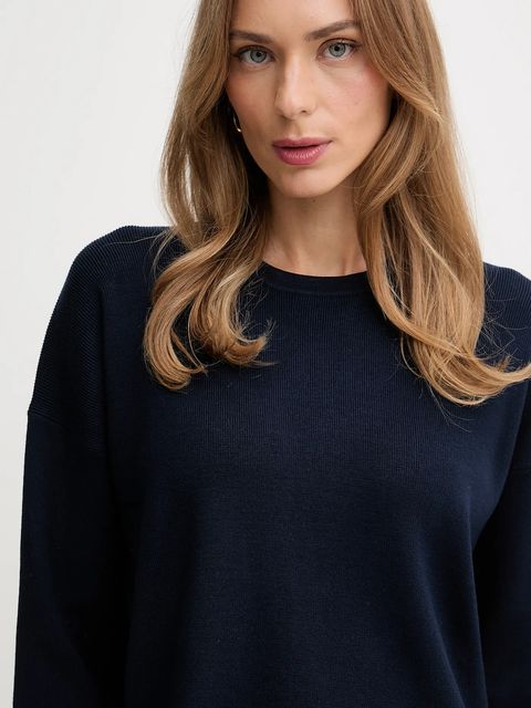 United Colors of Benetton sweter damski kolor granatowy 17Q3D10F9
