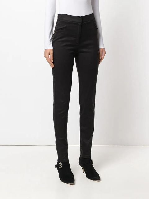 Balmain slim fit trousers - Black