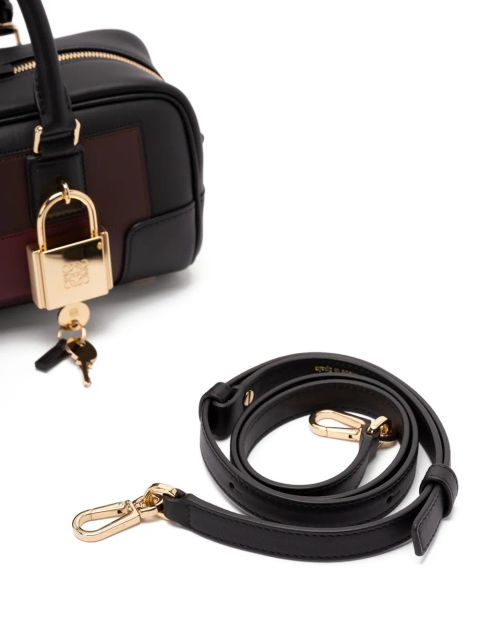 LOEWE Amazona 23 padlock-detail shoulder bag - Black