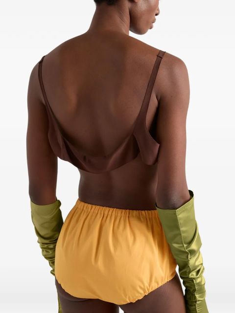 Prada poplin shorts - Yellow