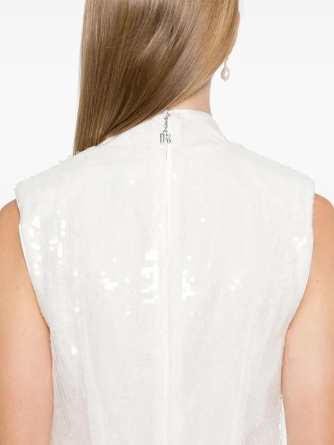 ROTATE BIRGER CHRISTENSEN sequinned maxi dress - White