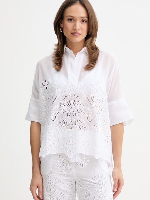 Ermanno Firenze bluzka bawełniana - zdjęcie produktu nr 1