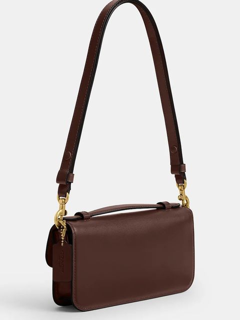 Coach torebka skórzana Elora kolor brązowy CCY30