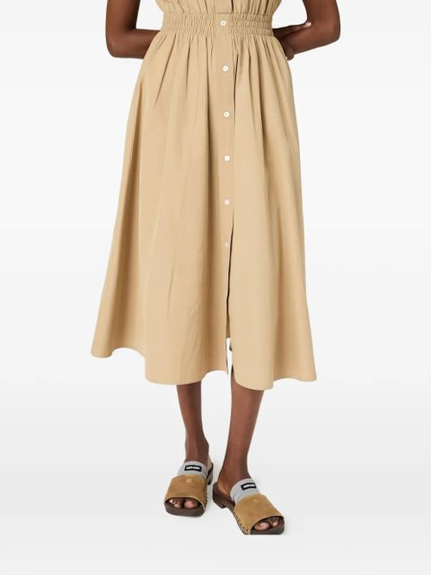 Miu Miu poplin shirt-dress - Brown