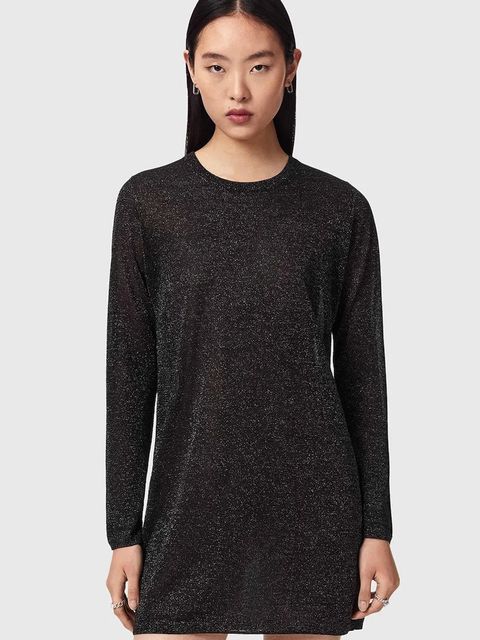 AllSaints sukienka z wiskozą TILLII - zdjęcie produktu nr 1