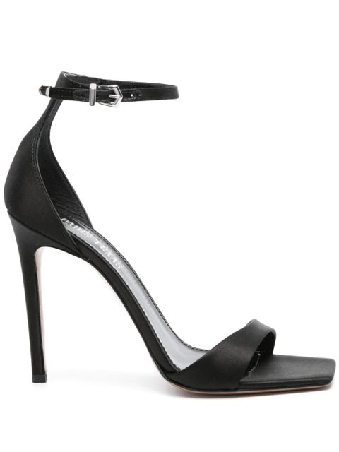 Paris Texas 100mm silk sandals - Black - zdjęcie produktu nr 1