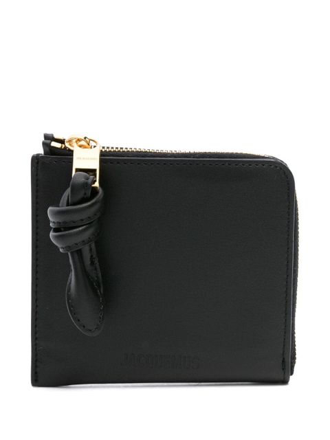 Jacquemus Le Porte-Monnaie Tourni wallet - Black