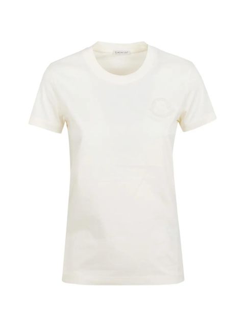 Moncler logo-patch T-shirt - Neutrals - zdjęcie produktu nr 1