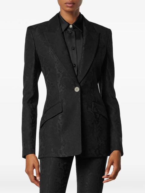 Versace wool-blend blazer - Black