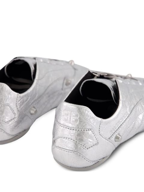 Balenciaga City metallic studded sneakers - Silver