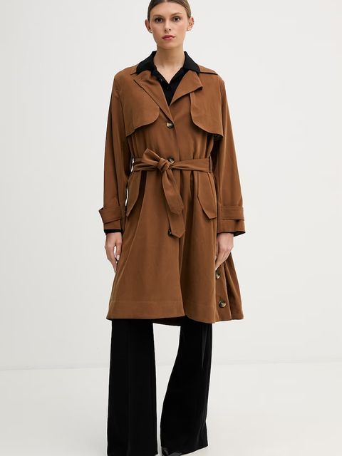 Sisley trencz damski z wiskozą - zdjęcie produktu nr 2