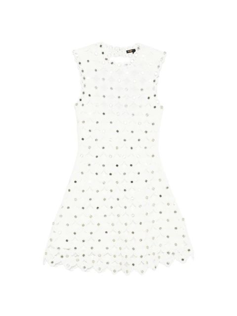 Maje scallop sequins mini dress - White - zdjęcie produktu nr 1