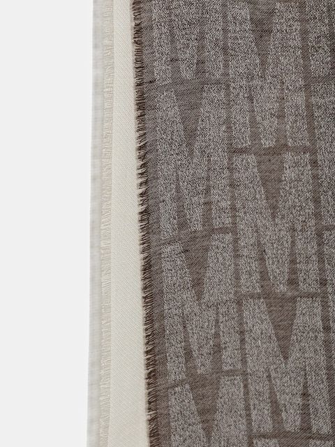 Moschino szal z dodatkiem lnu - zdjęcie produktu nr 2