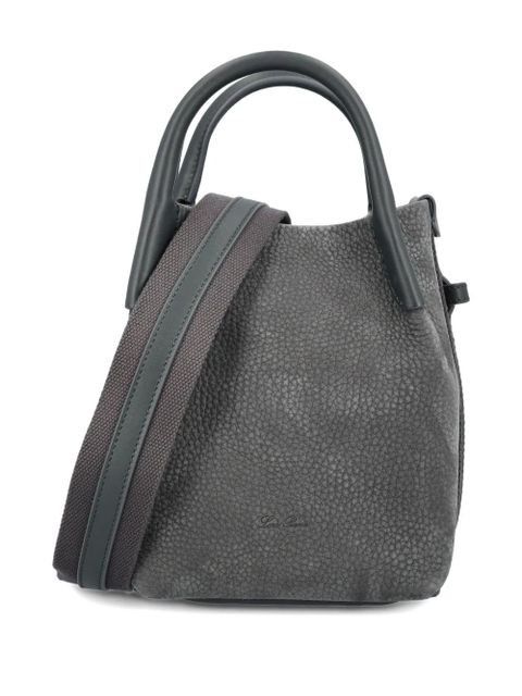 Loro Piana top handle tote bag - Grey