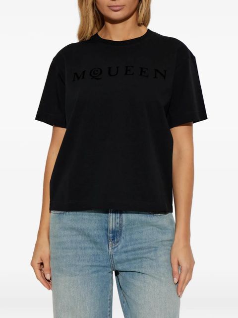 Alexander McQueen logo-print T-shirt - Black
