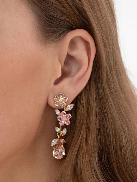 Jennifer Behr Freesia floral-motif drop earrings - Gold - zdjęcie produktu nr 2