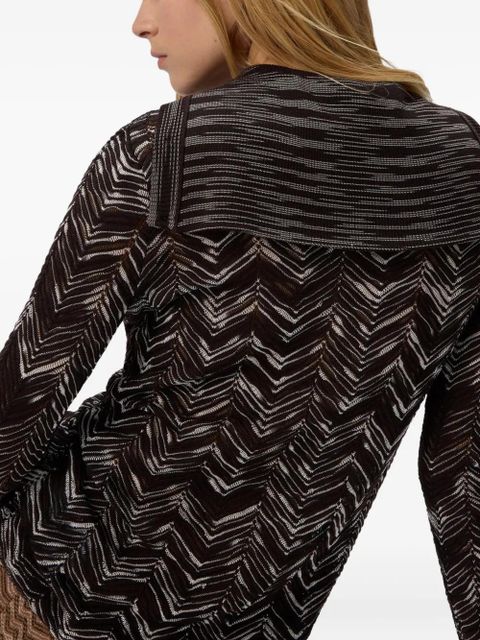 Missoni knitted polo top - Black