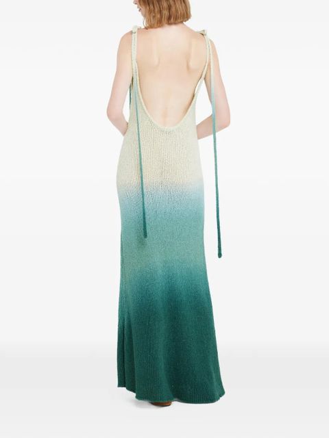 Alanui Wave Bloom maxi dress - Green