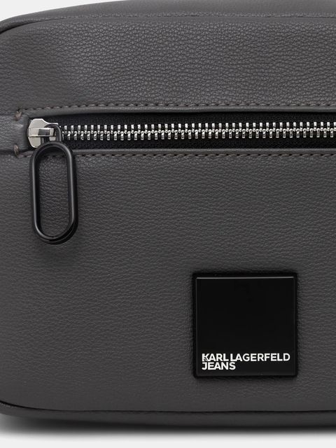 Karl Lagerfeld Jeans saszetka kolor szary B1M30259