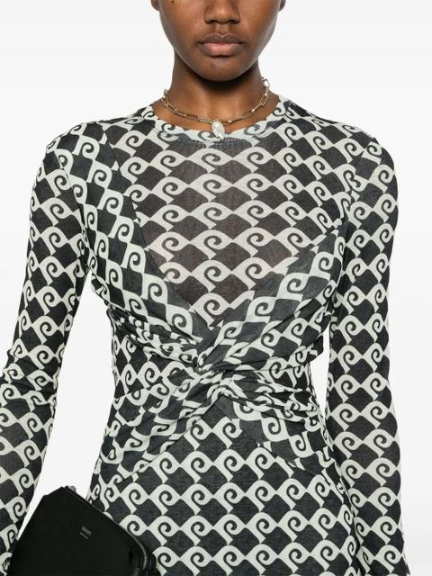 Nanushka Hestia mini dress - Green