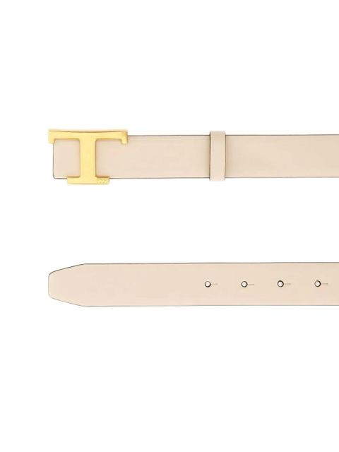 Tod's logo-buckle belt - Neutrals