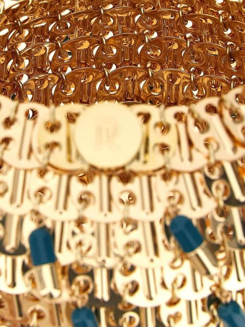 Rabanne mini 1969 pill-embellished shoulder bag - Gold