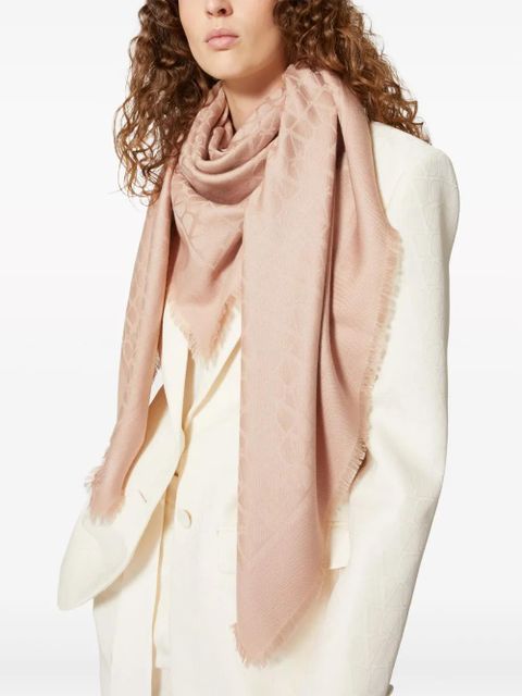 Valentino Garavani Toile Iconographe shawl - Pink