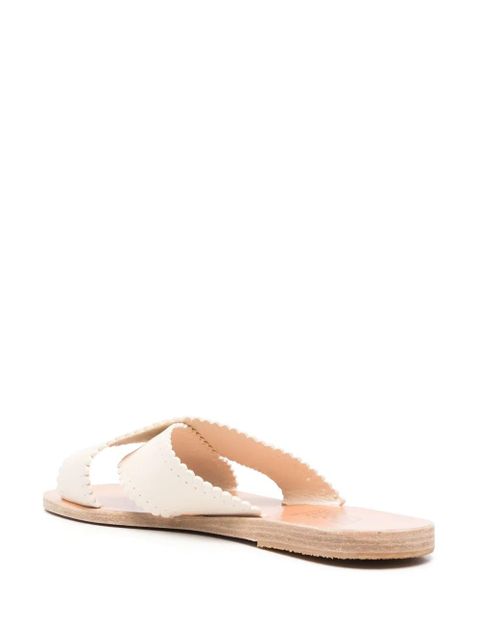 Ancient Greek Sandals Philourgos slip-on slides - White