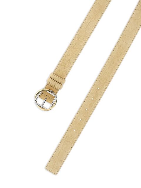 Jacquemus suede two-tone buckle belt - Neutrals - zdjęcie produktu nr 2