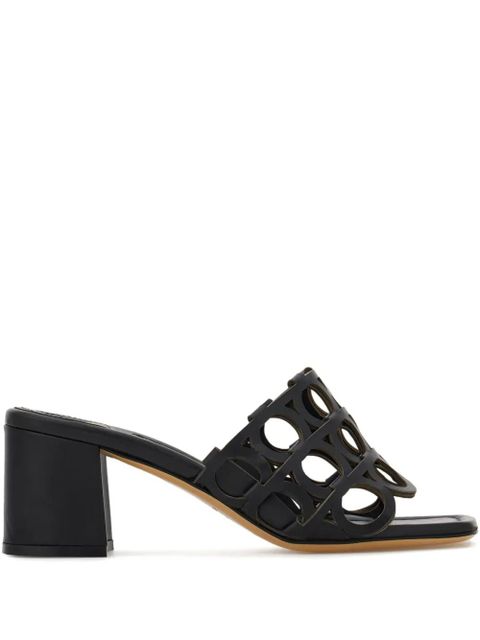 Ferragamo Gancini sandals - Black