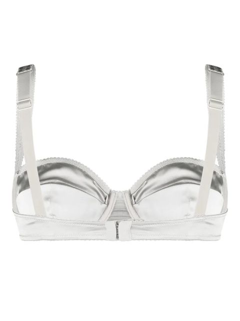 Dolce & Gabbana satin-finish balconette bra - Silver - zdjęcie produktu nr 2