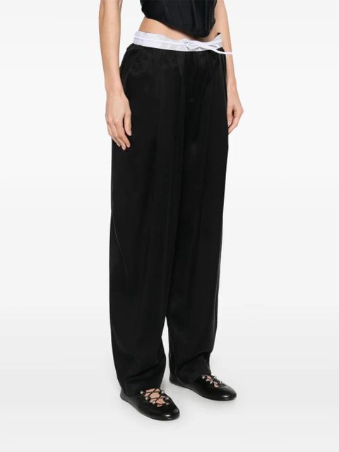 Alexander Wang pleated trousers - Black