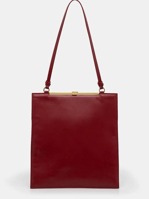 AERON torebka skórzana kolor czerwony BG164919 - zdjęcie produktu nr 1