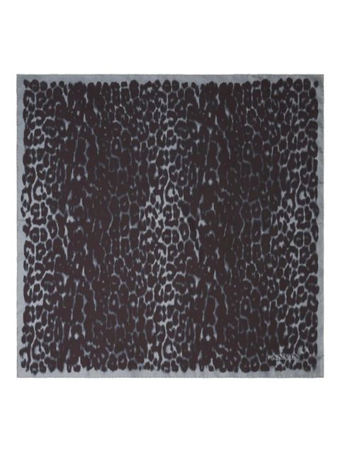 Lanvin animal-print scarf - Grey - zdjęcie produktu nr 1