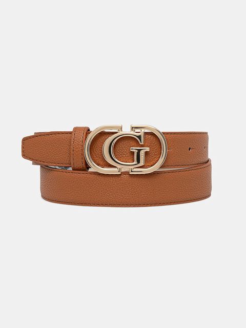 Guess pasek CALEDRA damski kolor brązowy BW9269 P5330 - zdjęcie produktu nr 1